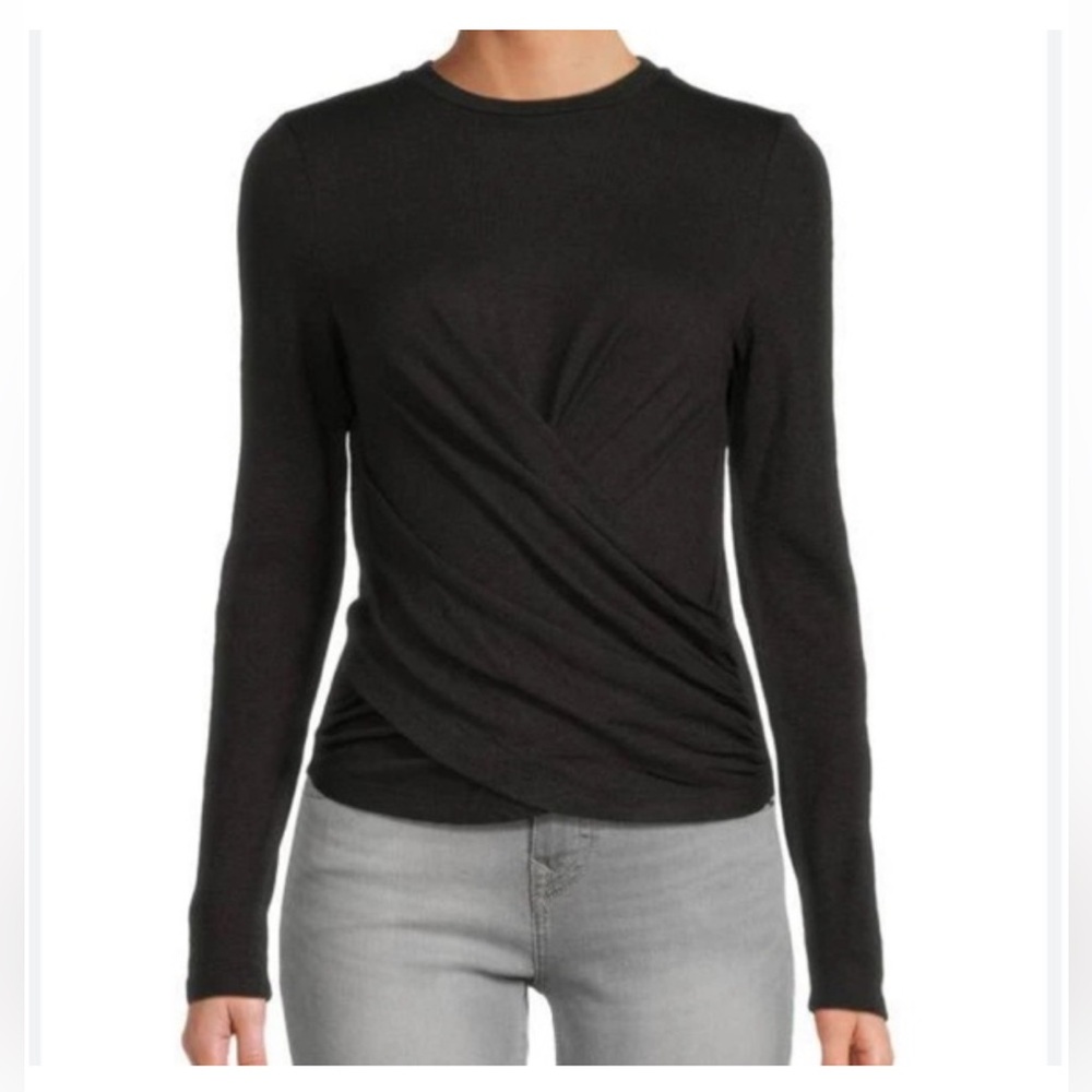 Joe’s jeans classic twisted black top, S